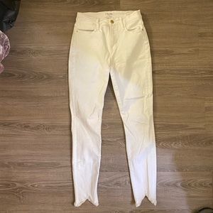 FRAME white jeans